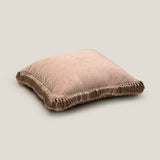 Alyssa Beige & Peach Emb. Reversible Cushion Cover