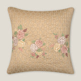 Alaqua Beige Emb. Euro Cover