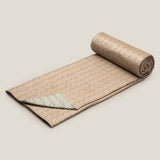 Fred Beige & Light Blue Reversible Bedspread