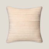 Izel Off White Pleated Cushion Cover