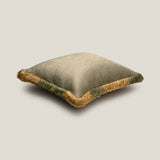 Java Sage Green & Yellow Reversible Cushion Cover