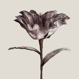 Purple Collarette Dahlia Faux Flower