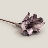 Purple Collarette Dahlia Faux Flower