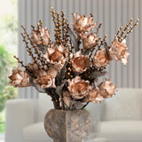Brown King Artichoke Faux Flower