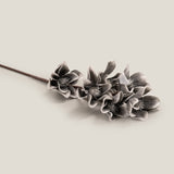 Grey Saucer Magnolia Branch Faux Flower