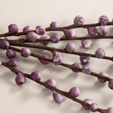 Purple Pip Berry Branch Faux Flower