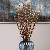 Brown Pip Berry Branch Faux Flower