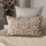 Villar Beige Emb. Cushion Cover