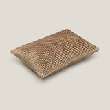 Roque Beige Pleated Cushion Cover