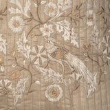Silvia Beige Emb. Euro Cover