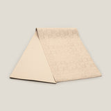 Checkered Beige Table Runner