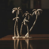 Tropical Coconut Tree Gold Decor