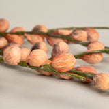 Orange Berry Branch Faux Flower