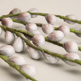 Grey Berry Branch Faux Flower