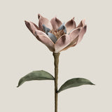 Beige & Blue Sunflower Faux Flower