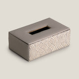 Orbit Grey Emb. Tissue Box