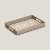 Orbit Grey Emb. Serving Tray