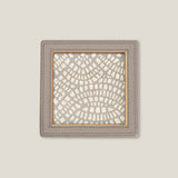 Orbit Grey Emb. Coaster Set of 6