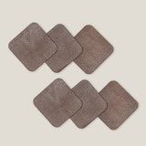Mosaic Rust & Grey Coaster Set of 6