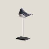 Shadow Lark Grey Bird Sculpture S