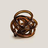 Sepia Brown Knot Decor
