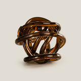 Sepia Brown Knot Decor