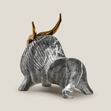 Aries Marfil Grey & Gold Sculpture
