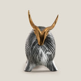 Aries Marfil Grey & Gold Sculpture