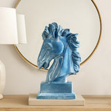 Stallion Blue Sculpture