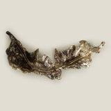 Autumn Leaf Gold Ombre Decor