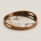 Atlas Clear Round Serving Tray