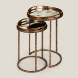 Atlas Clear Round Nest of Tables