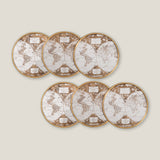 Atlas Clear Coaster Set of 6