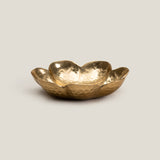 Floral Champagne Gold T-Light Floater