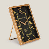 Lewiston Gold Table Clock