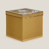 Mogra Antique Gold Bowl Candle L