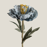 Blue & Yellow Marilyn Faux Flower