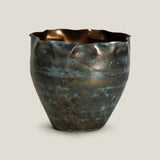 Aegis Brass Patina Planter S