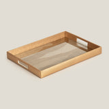 Pixel Dull Gold Placing Serving Tray