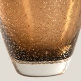 Lacrima Brown Glass Vase