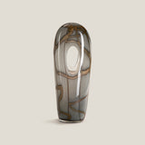 Moon Ash Grey Glass Vase