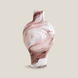 Magentique Magenta & White Vase Large