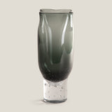 Ashea Grey Glass Vase