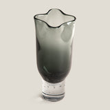 Ashea Grey Glass Vase