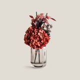 Hydrangea Red Glass Reed Diffuser