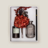 Hydrangea Red Glass Reed Diffuser