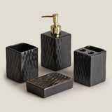Noiriq Black Bath Set of 4