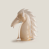 Duccio Di Segna Grandeur White Horse Head Sculpture