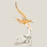 Duccio Di Segna Gabbiano Gold Seagull Sculpture