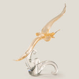 Duccio Di Segna Gabbiano Gold Seagull Sculpture